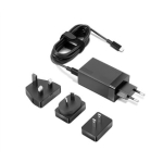 S&uuml;learvuti laadija Lenovo 65w Usb-c reisiadapter vahetatavate pistikutega