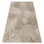 Lehemustriga sisalvaip, 80x150 cm, taupe
