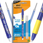 Bic Gel-ocity Illusion kustutatav pliiats, sinine + 2 lisapliiatsit