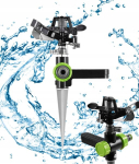 Metallist pulseeriv sprinkler teravikuga Stalco Garden Exp