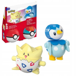MEGA Pok&eacute;mon 2-osaline komplekt Pok&eacute; Ball + figuurid | Mattel | 41 osa | 6+ | Originaal