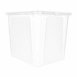 Plastikust karp kaanega, suur, 30 l