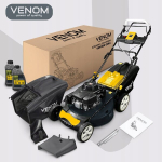 Bensiinimootoriga muruniiduk VENOM 56 cm 224 cc veoga ja elektristarteriga