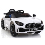 Mercedes GTR elektriline valge auto