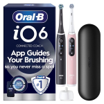 iOM6d.2BC6.B Oral-B iO6 Duo Pack Black + Pink Sand Extra Handle +TC