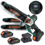 Akutoitega kettsaag, 2x2,0 Ah PRO, okste saag, 10" 8", Humberg, HM-437