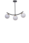 Opviq ripplamp 9010-6, must/valge