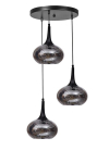 Opviq rippvalgusti 9049-3, must/hall