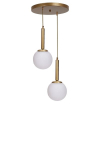 Opviq ripplamp 9055-2, kuldne/valge