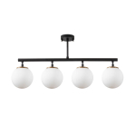 Opviq ripplamp Fazli - 10426, must/valge
