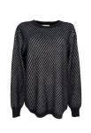 Naiste soe triibuline kampsun, L/XL