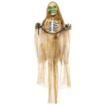 Halloweeni dekoratsioon, rippuv skelett, 183 cm, 0,2 W, heli ja valgusega, khaki