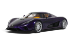 Diecast mudel Gt Spirit Gt973 Koenigsegg Regera Purple 2025 1/18