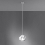 Sollux Lighting ripplamp Tulos 1, valge