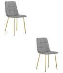 2-osaline s&ouml;&ouml;gitoolide komplekt Kara, hall/kuldne