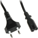 Posac-c7eu15bk: toitekaabel Cee7/16 kuni Iec-c7, 1,5 m, must