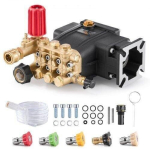 Survepesuri pump VEVOR QXB-4, horisontaalne, 19 mm v&otilde;ll, 227 bar, 9,5 l/min, 5 d&uuml;&uuml;si