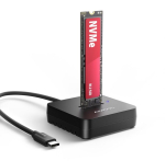 V&auml;lise k&otilde;vaketta adapter Stacja dokująca Axagon AXAGON ADSA-M2C11L, stacja dokująca USB-C 10Gbps dla 1x dysku M.2 NVMe SSD