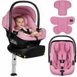 Beebi turvatool Lionelo Astrid i-Size Set Plus Pink Coral, 40&ndash;87 cm, ISOFIX alus, 180&deg; p&ouml;&ouml;ramine