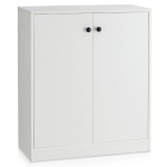 Kapp 3 riiuliga 72x34x85,5 cm Valge/Must