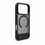 Evelatus Apple iPhone 18 Pro Rubber Coated MagSafe With Stand Case Black
