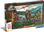 Pusle dinosaurustega Clementoni Jurassic World 23770, 104 tk.