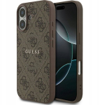 Coque Guess 4G Ring Classic Logo MagSafe iPhone 17 jaoks - Pruun