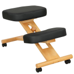 P&otilde;lvetool ergonoomiline ja reguleeritav kuni 120 kg, must
