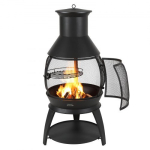 Chiminea, 50x110 cm, Must, Raud