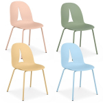 Costway modernsed s&ouml;&ouml;gitoolid, 4 tk komplekt, kandev&otilde;ime kuni 150 kg, ergonoomilised k&ouml;&ouml;gitoolid seljatoega