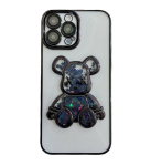 iLike iPhone 15 Pro Max silikoon&uuml;mbris tr&uuml;kiga 'Desire Bear' Must