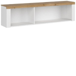 Rippuv riiul Vigo, 156x40x40 cm, valge/pruun
