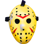 Halloweeni hokimask kost&uuml;&uuml;mile, kollane
