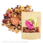 Puuviljatee &bdquo;Ainult puuviljad&rdquo; - l&uuml;ofiliseeritud (k&uuml;lmkuivatatud), Fruit tea, 100 g