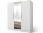 Peegliga kapp Alarica, 120x60x200 cm, valge