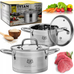 Professionaalne pott Tytan 7,6l, 26 cm, roostevaba teras 18/10