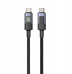 Unitek C14158abk01 Usb-c/usb-c 2m kaabel Led-ekraaniga