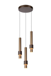 Lucide Margary Led ripplamp, 3x4w, 1300lm, 2700k