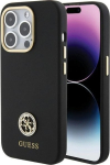 GUESS k&otilde;va&uuml;mbris iPhone 15 Pro Max 6.7 silikoonist logoga Strass 4G