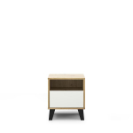 &Ouml;&ouml;kapp Mebelbos Borg 1s, 40x38,8x45,6 cm, pruun/valge