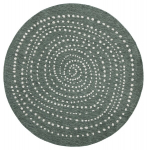 Vaip NORTHRUGS Twin Bali Green Cream, 200x200 cm