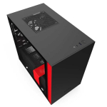 NZXT korpus H210i Mini ITX must/punane