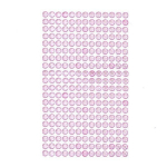 Iseliimuvad kristallid 6mm, 260tk, roosa