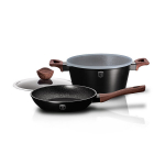 Berlinger Haus Ebony Rosewood poti ja panni komplekt, 4 osa