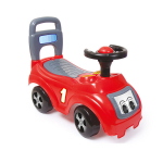 Jalgadega l&uuml;katav auto Dolu Sit and Ride, punane