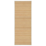 vidaXL bambusvaip 80 x 200 cm, naturaalne
