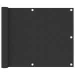 vidaXL r&otilde;dusirm, antratsiithall, 75 x 300 cm, oxford-kangas, Antracito