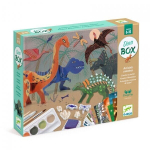 Mitmeotstarbeline loominguline komplekt Djeco Dinozaurų pasaulis, DJ09331