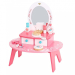 Puidust kosmeetikalaud peegli ja tarvikutega Tooky Toy