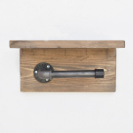 Tualettpaberihoidja Kalune Design 792, pruun/must